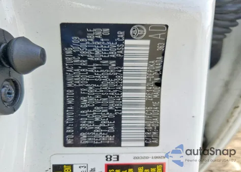 2010 Toyota Corolla Base из США, поврежденный, VIN 2T1BU4EE7AC298742